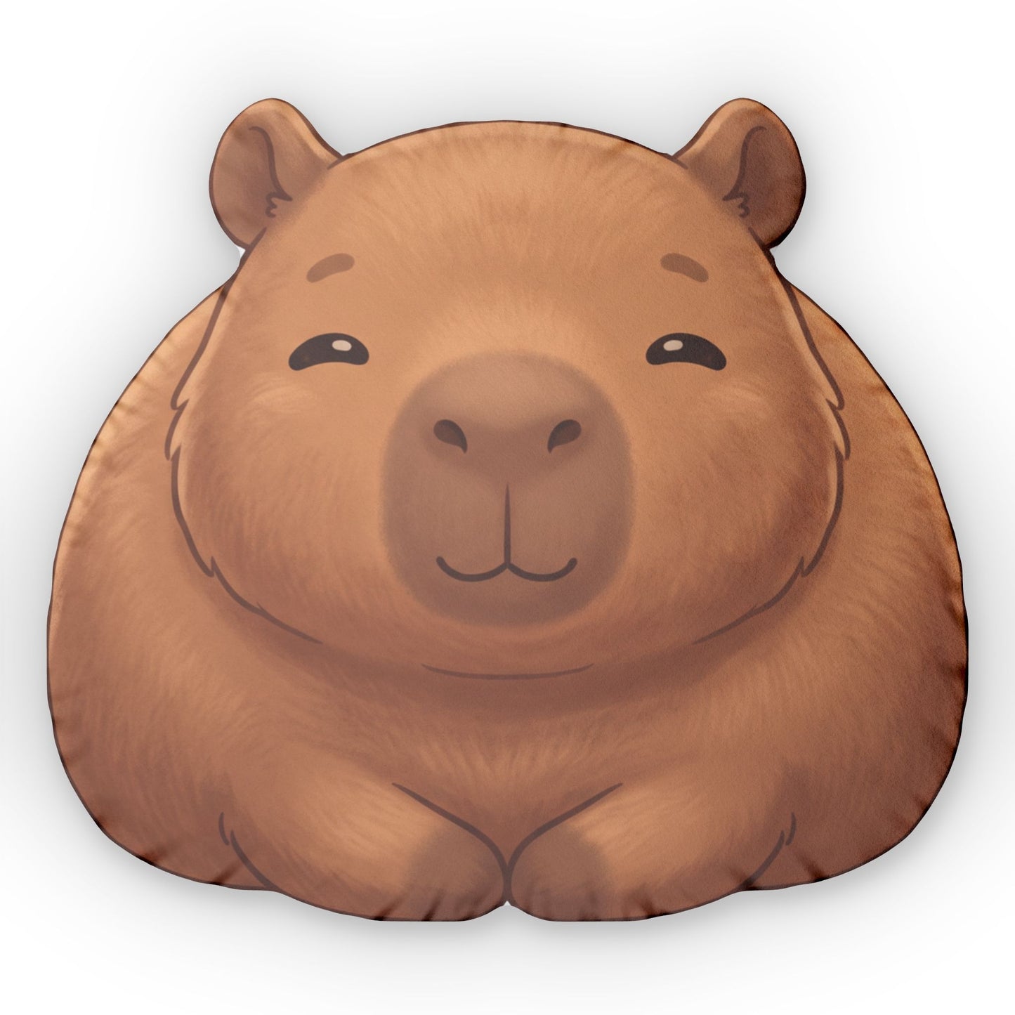 Capybara Pillow | Cute Chubby Capybara Shaped Plush | Funny Capybara Lover Gift