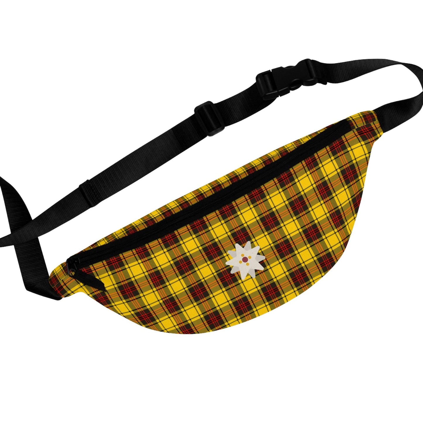 German Tartan Edelweiss Belt Bag