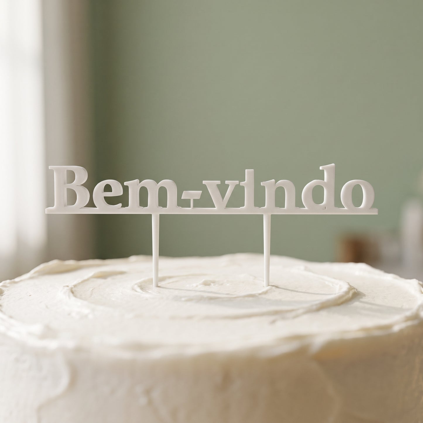Bem-vindo Cake Topper