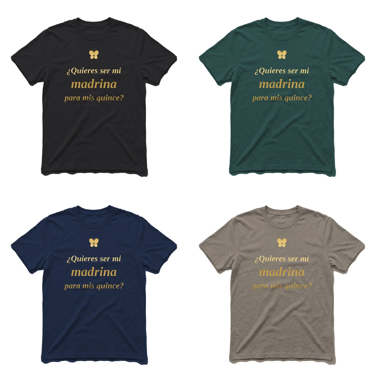 Quinceañera Madrina Proposal Shirt | ¿Quieres Ser Mi Madrina? | Will You Be My Madrina Gift Tee