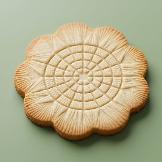 Rosa rose shaped sugar cookie hero
