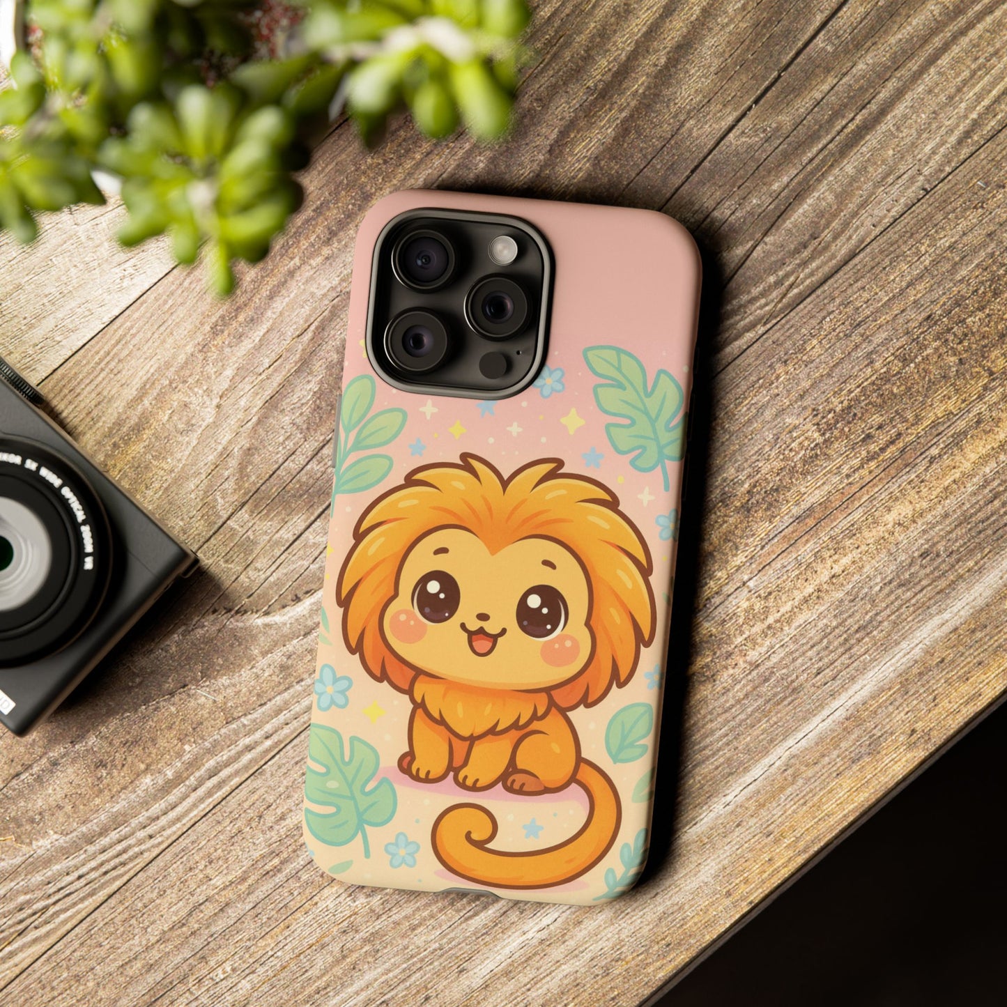 Golden Sunshine Vibes - Brazilian Tamarin Tough Phone Cases