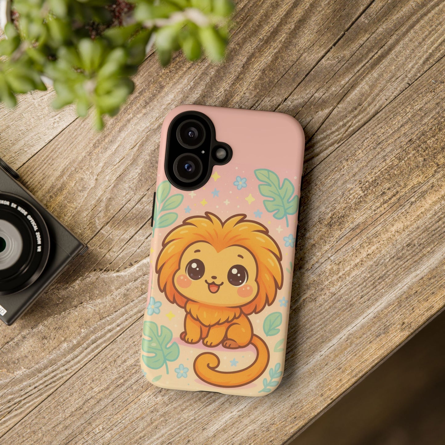 Golden Sunshine Vibes - Brazilian Tamarin Tough Phone Cases