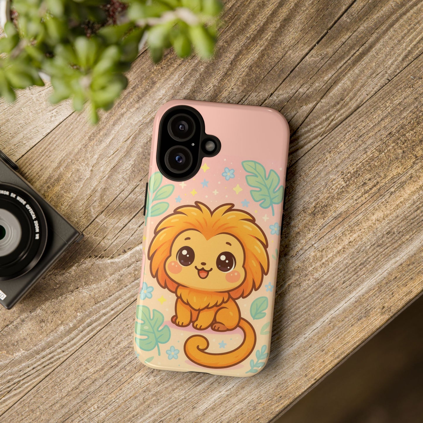 Golden Sunshine Vibes - Brazilian Tamarin Tough Phone Cases