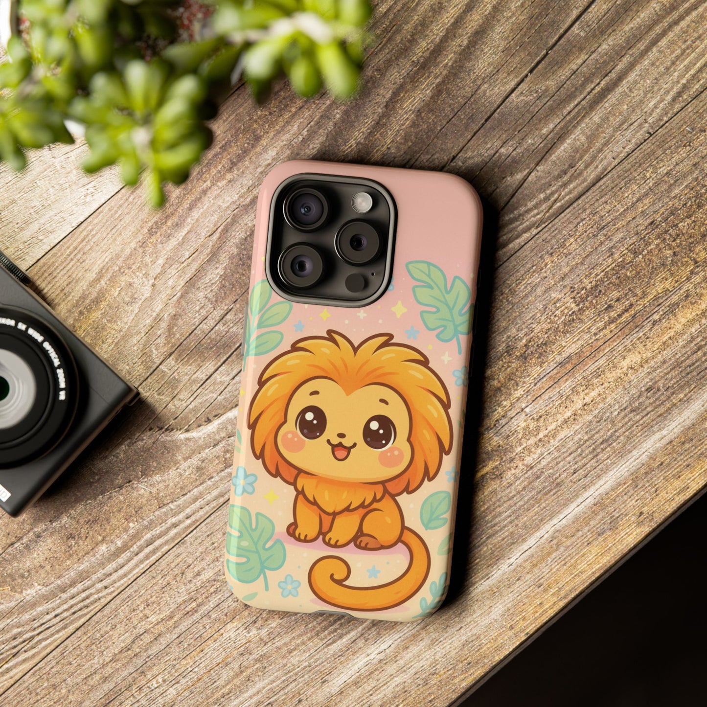 Golden Sunshine Vibes - Brazilian Tamarin Tough Phone Cases