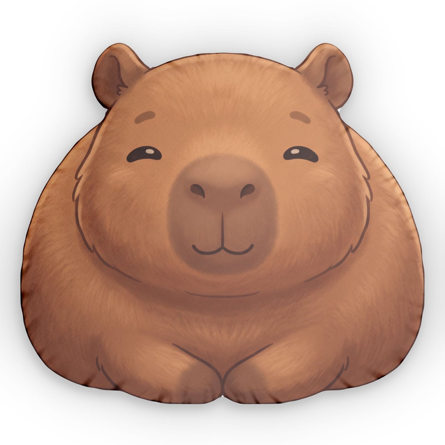 Capybara Pillow | Cute Chubby Capybara Shaped Plush | Funny Capybara Lover Gift