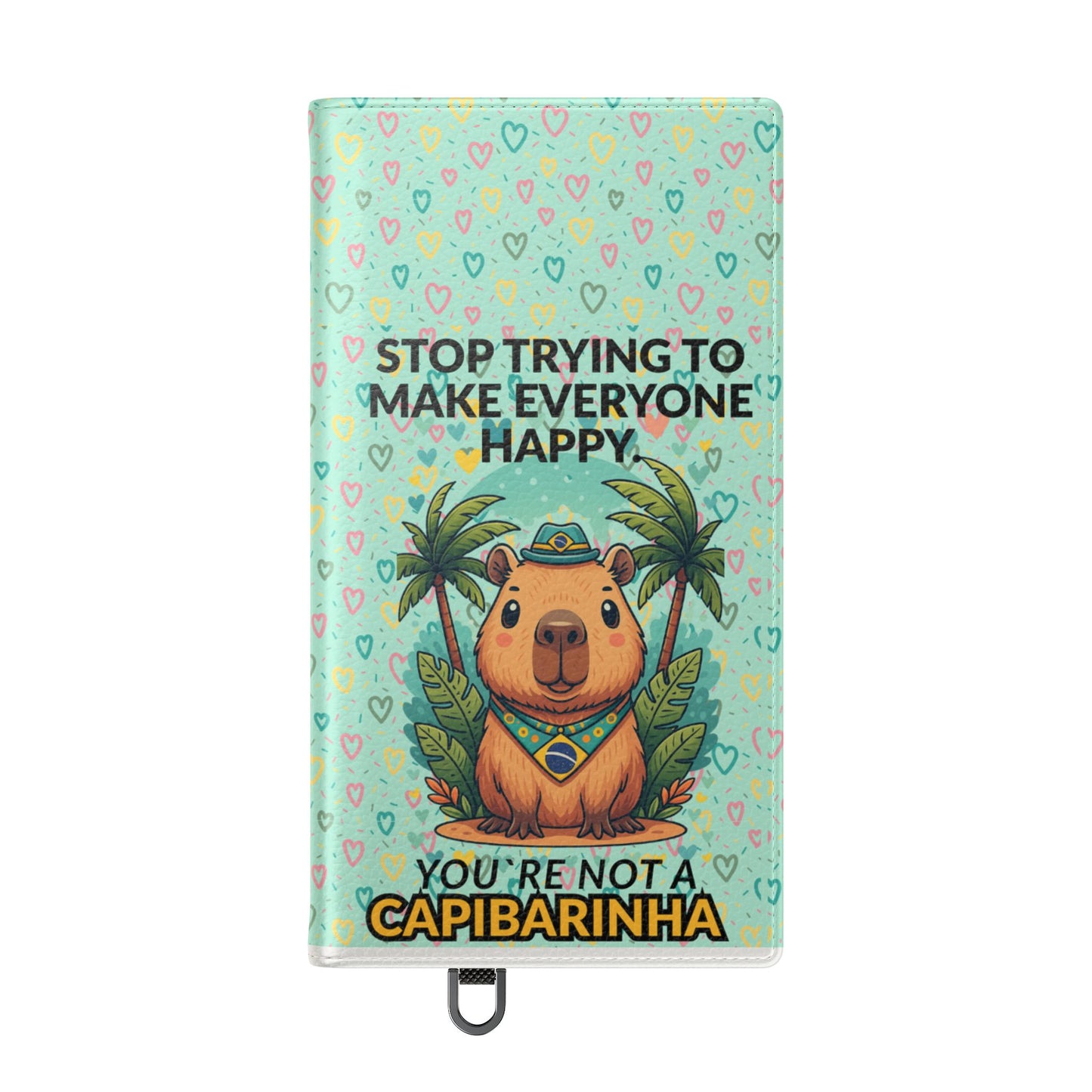 Capybara Self-Care Phone Wallet | Funny Quote Case for iPhone & Samsung