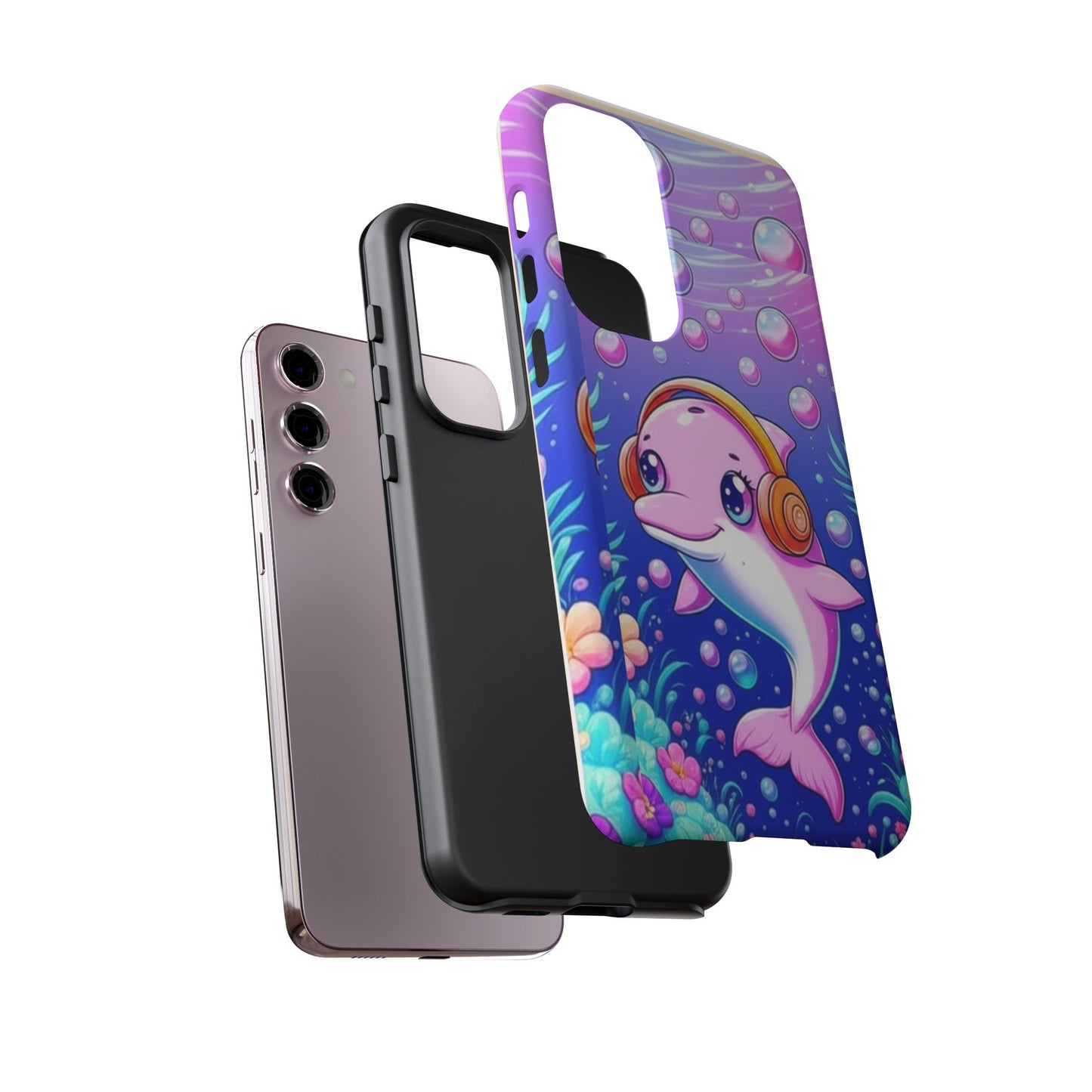 Brazil Mystical Collection - Pink Dolphin Tough Phone Case