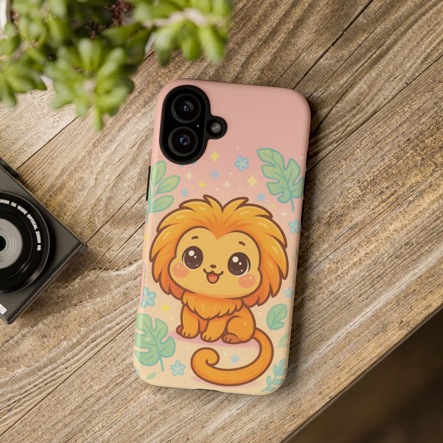 Golden Sunshine Vibes - Brazilian Tamarin Tough Phone Cases