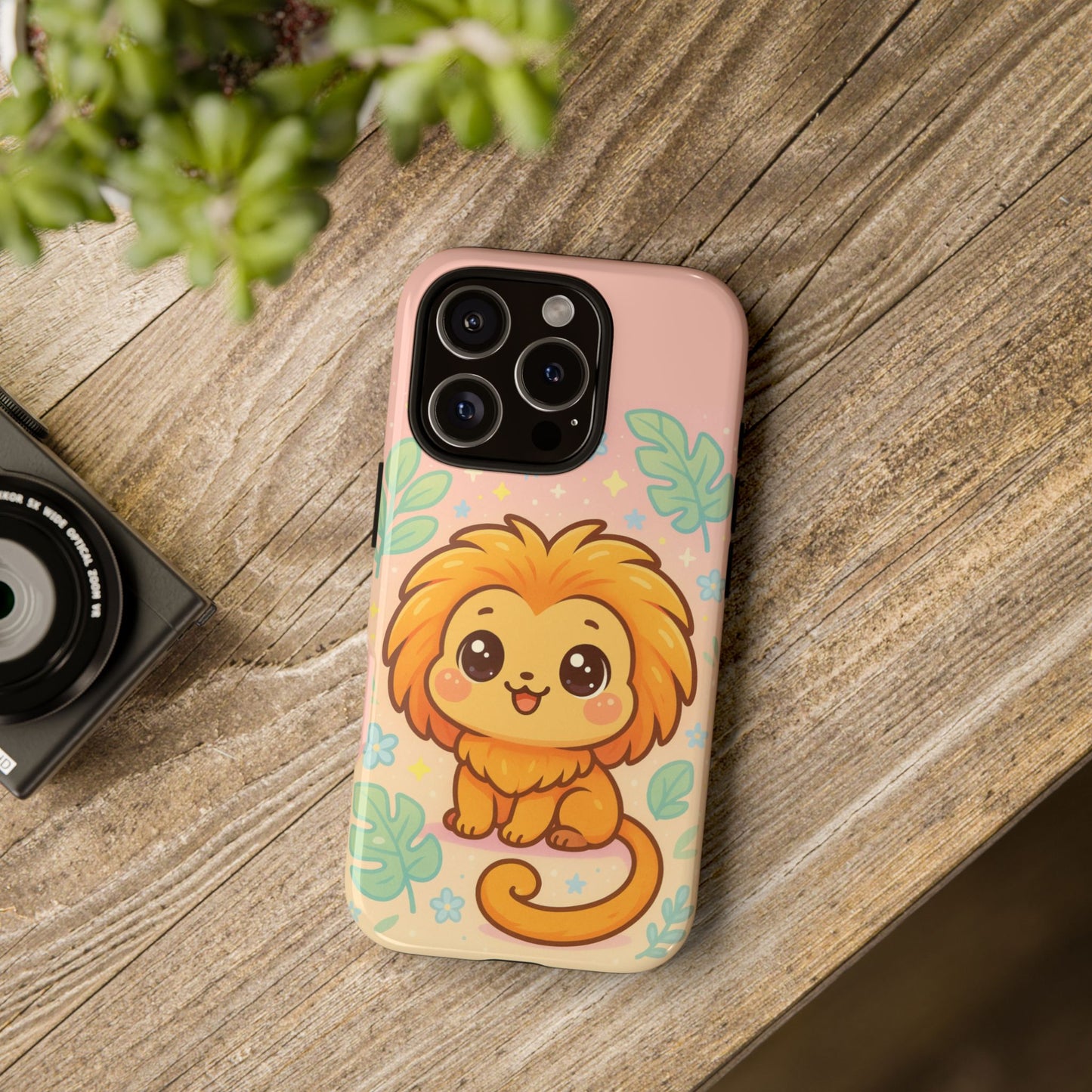 Golden Sunshine Vibes - Brazilian Tamarin Tough Phone Cases