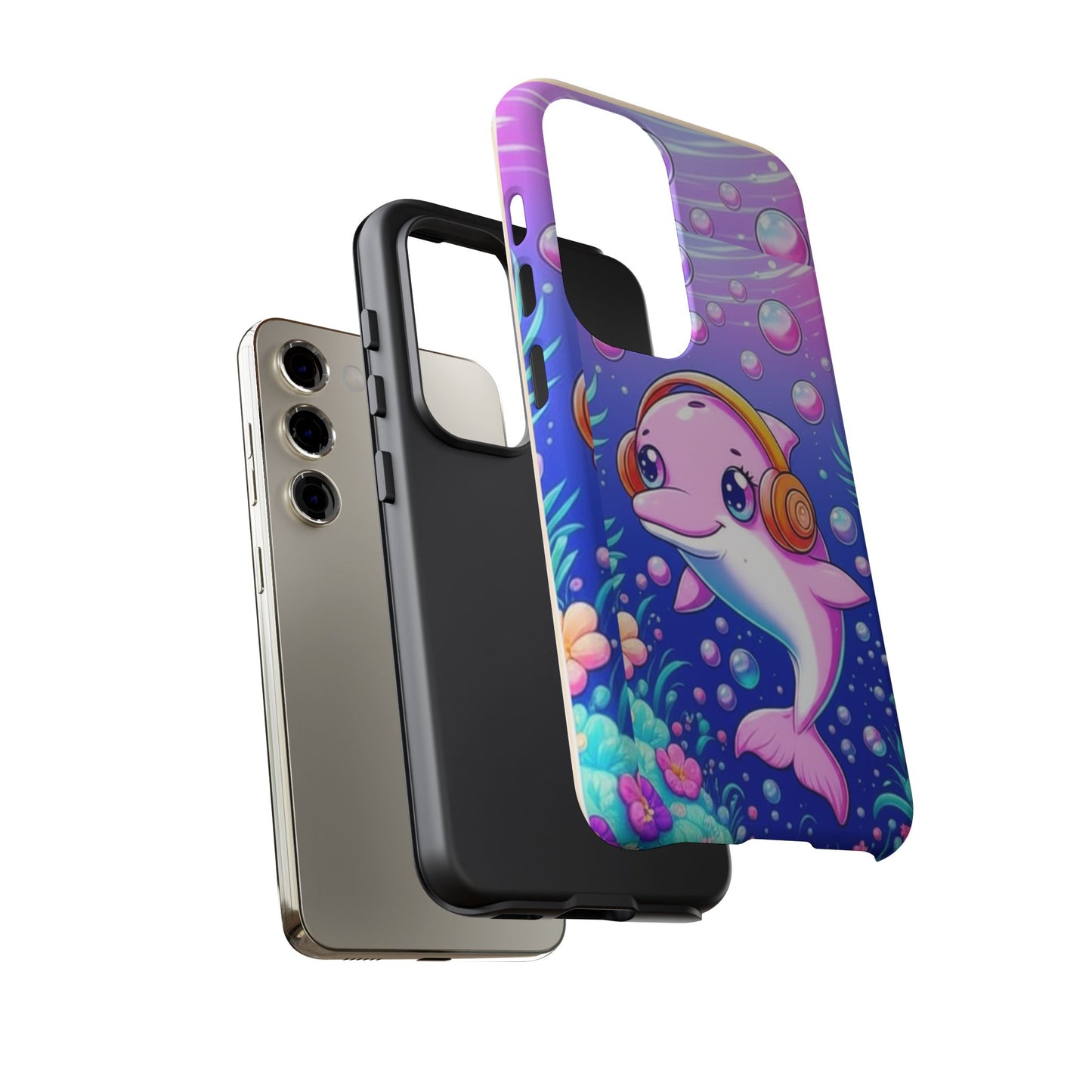 Brazil Mystical Collection - Pink Dolphin Tough Phone Case