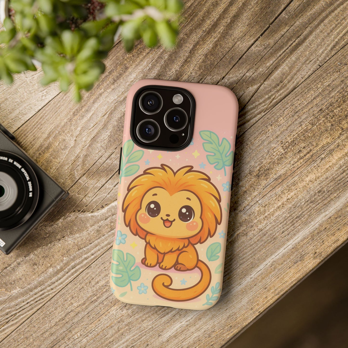 Golden Sunshine Vibes - Brazilian Tamarin Tough Phone Cases