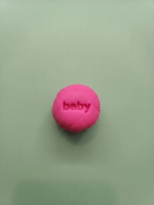"Baby" Text Stamp Face | Sabores do Brasil