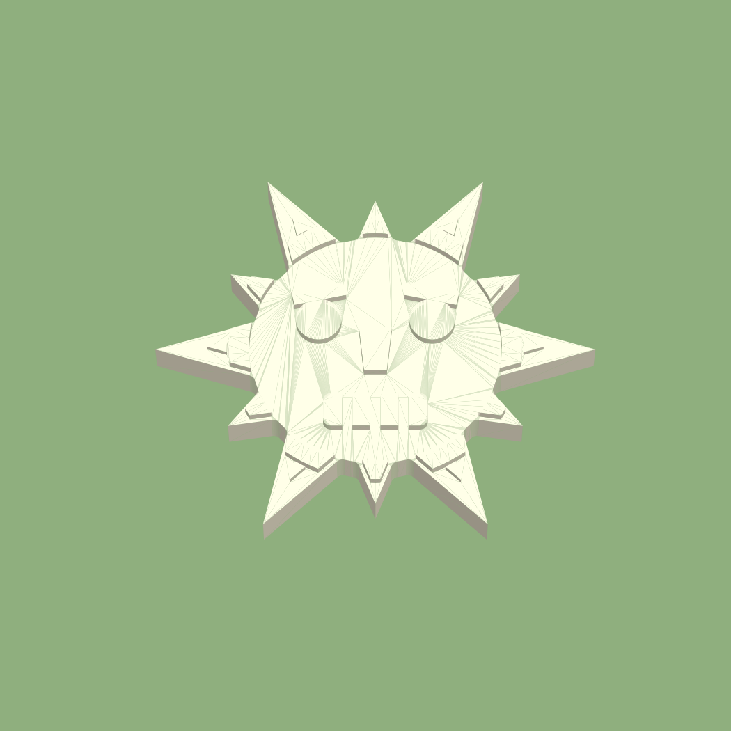 Aztec sun cookie