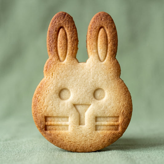 Bunny shaped sugar cookie
