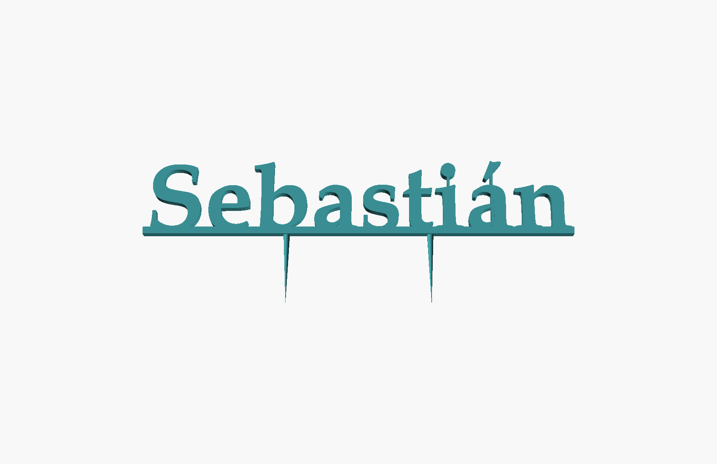 Sebastián Cake Topper