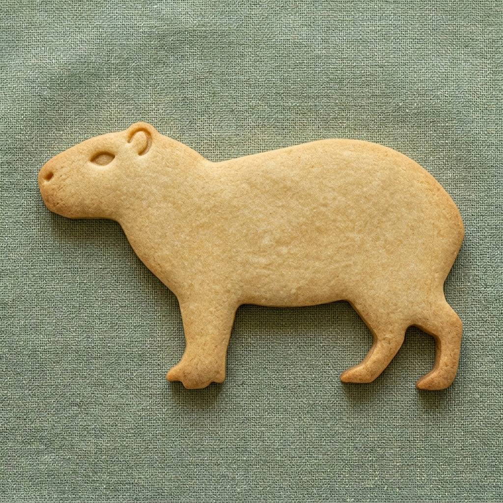 Capybara Cookie Cutter and Stamp Set