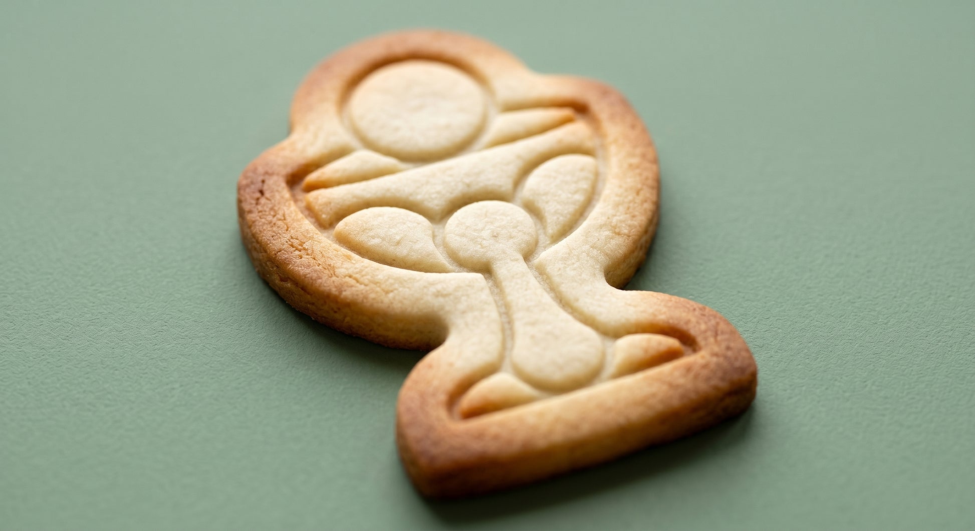 Chalice shaped sugar cookie