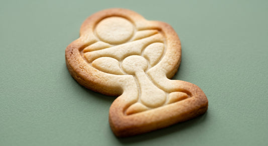 Chalice shaped sugar cookie