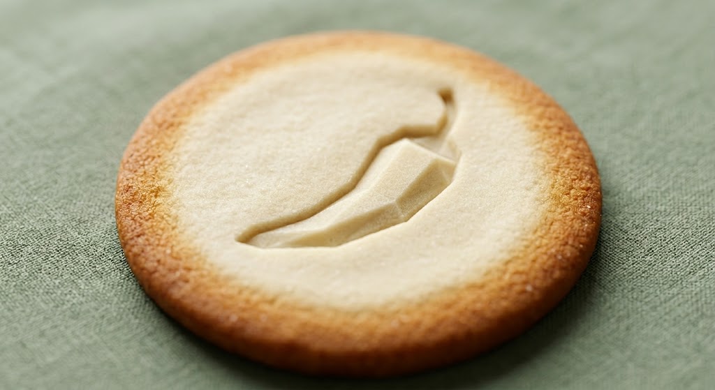 Chili pepper embossed sugar cookie
