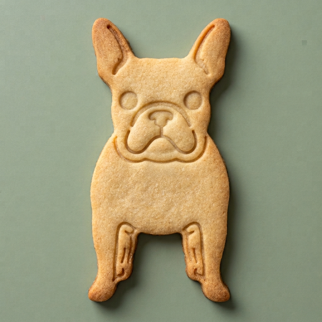 French Bulldog Cookie Cutter and Stamp Set
