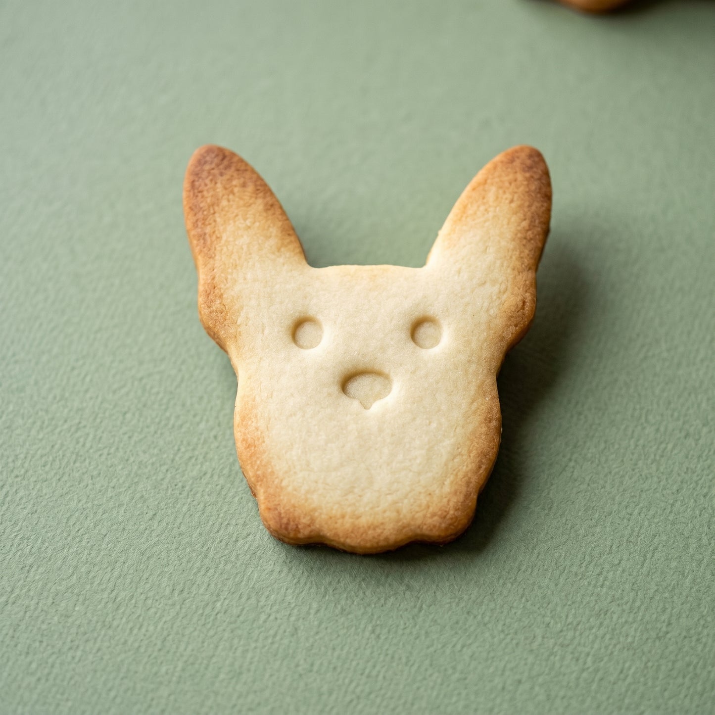 French bulldog shaped sugar cookie