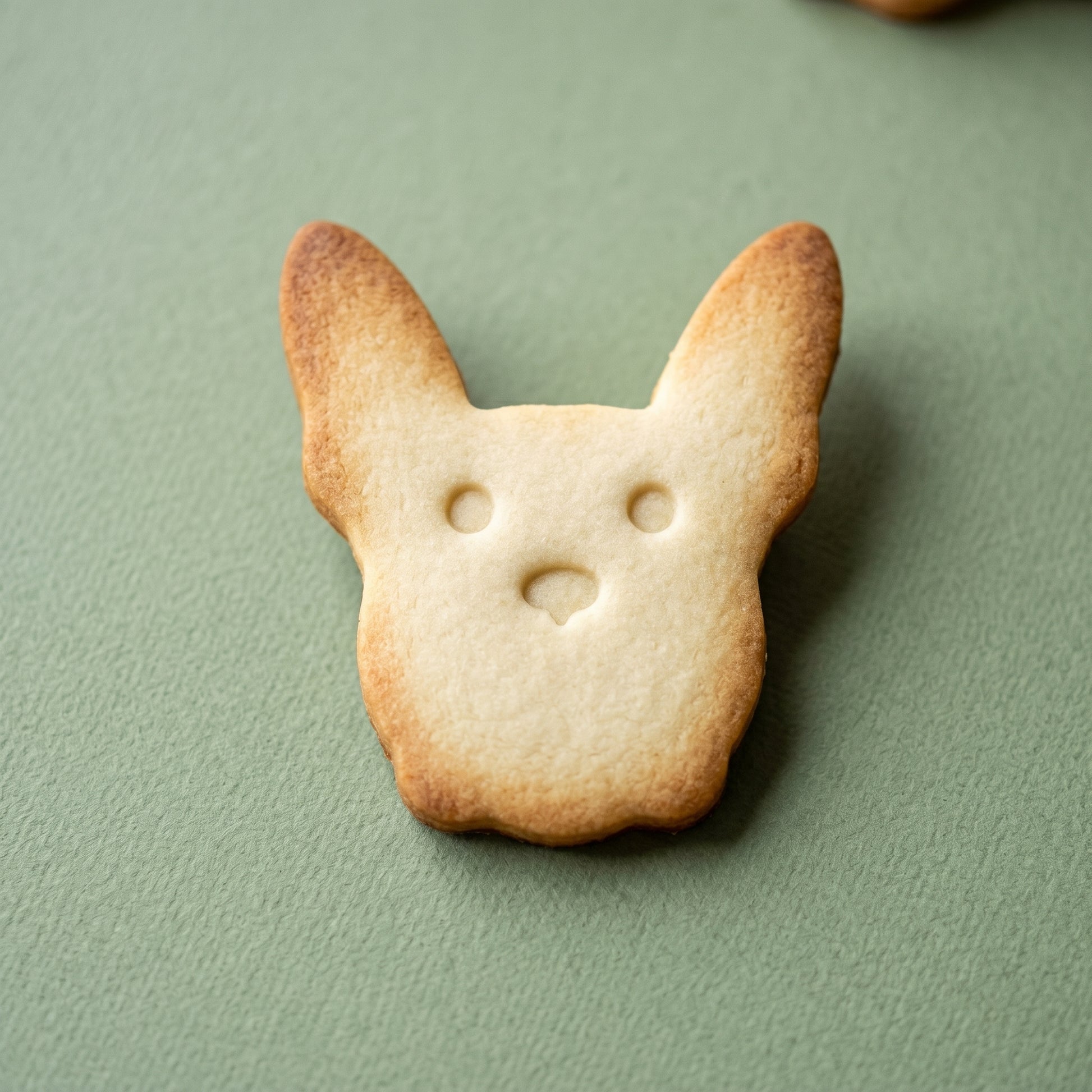 French bulldog shaped sugar cookie