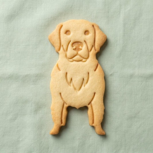 Golden Retriever cookie cutter and stamp set