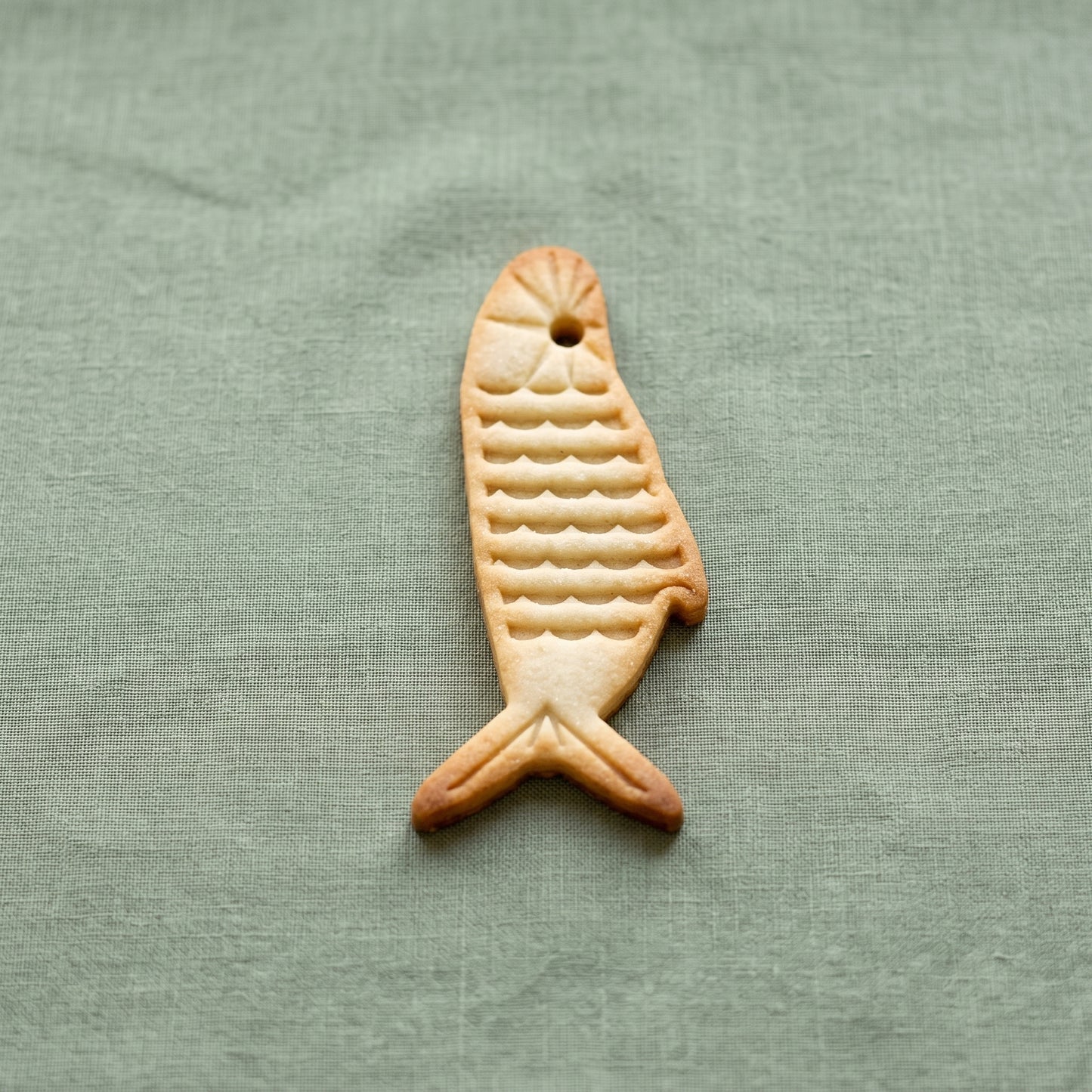 Koi fish shaped sugar cookie hero