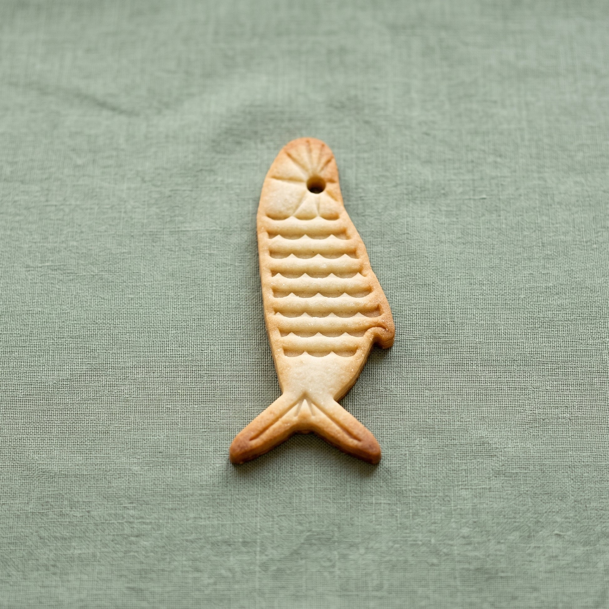 Koi fish shaped sugar cookie hero