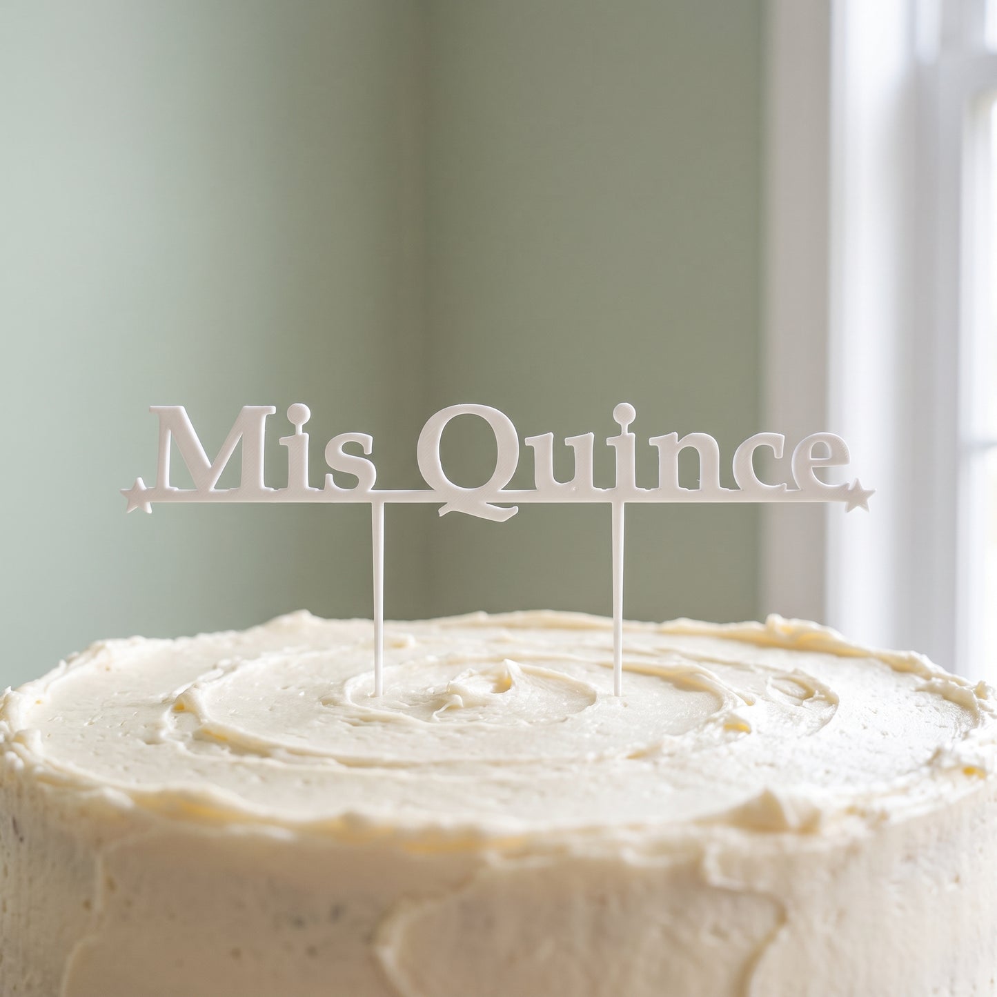 Mis Quince Cake Topper