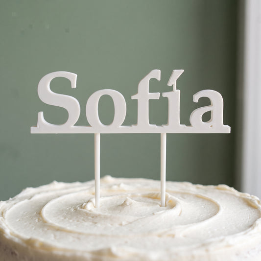 Personalized Name Cake Topper