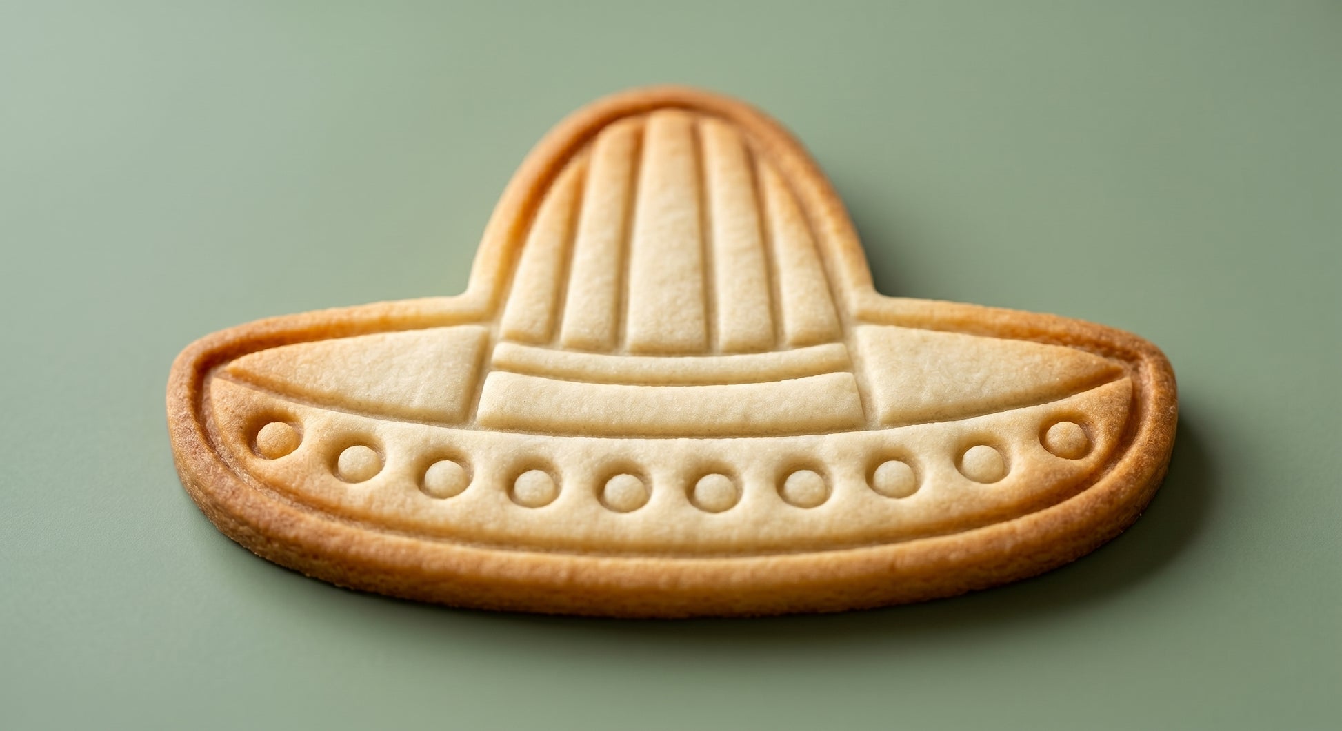 Sombrero shaped sugar cookie hero