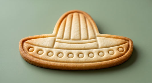 Sombrero shaped sugar cookie hero